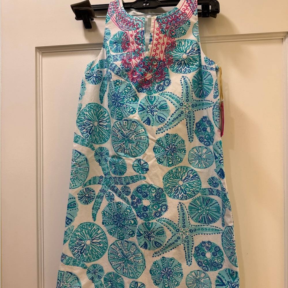 Lilly Pulitzer for Target NWT preppy Blue and Pink Dress Girls 10-12